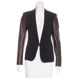 Rag & Bone blazer with leather sleeves
